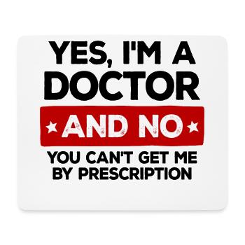 Doktor Arzt Facharzt Notarzt Assistenzarzt Job - Mousepad (Querformat) - Weiß - Vorne