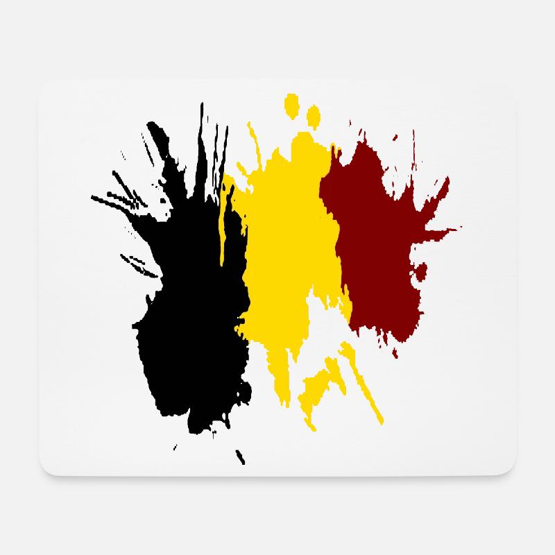 belgium pepigo - Mouse Pad (horizontal) - white