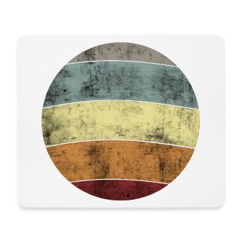 Conception abstraite de ruban vintage - Tapis de souris (format paysage) - blanc - Devant
