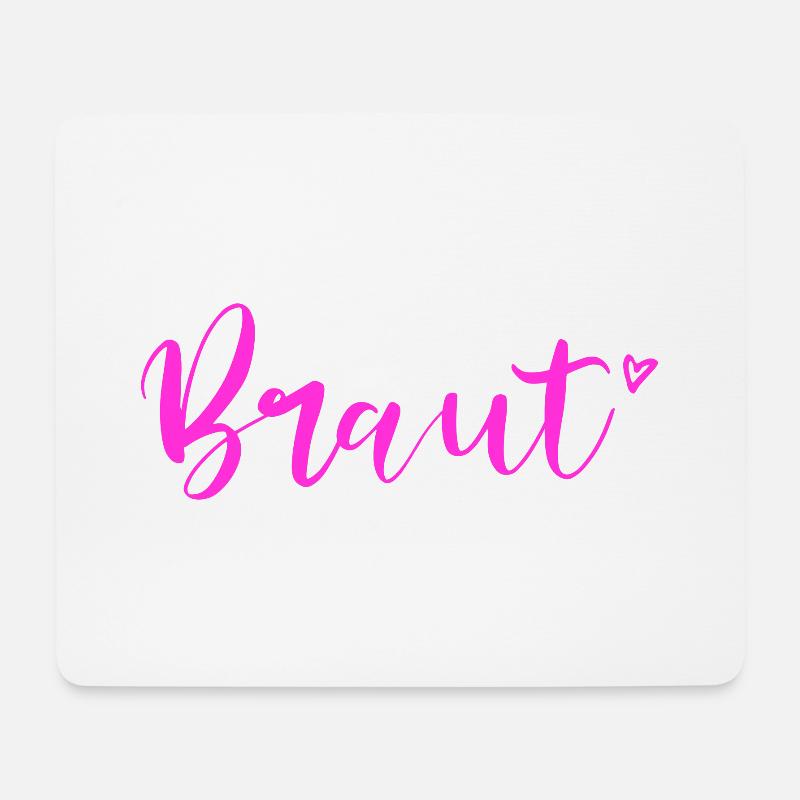 Braut JGA Junggesellinnenabschied - Mousepad (Querformat) - Weiß