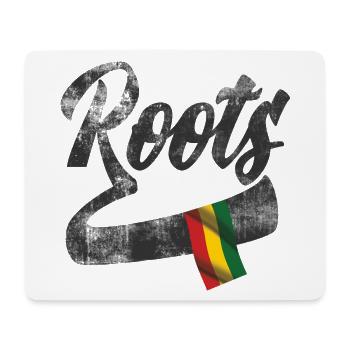 Roots Reggae Design mit farbiger Flagge - Mousepad (Querformat) - Weiß - Vorne
