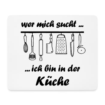 Femme au foyer cuisinier femme cuisine disant cadeau femme - Tapis de souris (format paysage) - blanc - Devant
