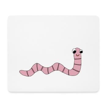 Earthworm *** blank - Mouse Pad (horizontal) - white - Front