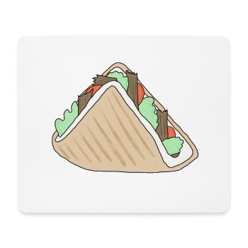 Döner *** vierge - Tapis de souris (format paysage) - blanc - Devant