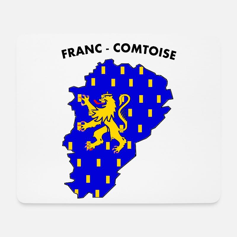 franc-comtoise - Tapis de souris (format paysage) - blanc