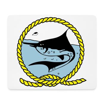 Leawaka Haria logo - Mouse Pad (horizontal) - white - Front