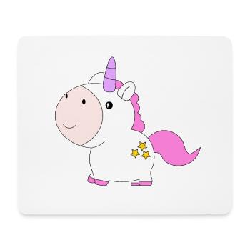 Licorne licorne - Tapis de souris (format paysage) - blanc - Devant