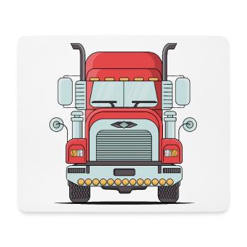 American Truck Laster - Mousepad (Querformat) - Weiß - Vorne
