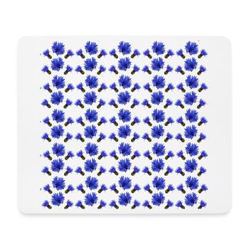 kornblumenmuster, schenken frau - Mousepad (Querformat) - Weiß - Vorne