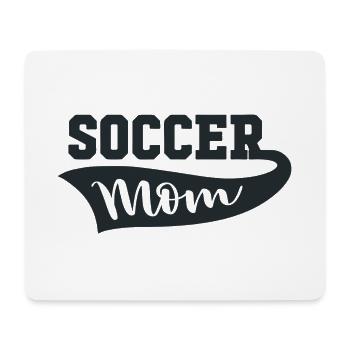 Soccer Mom Fußballmami Design - Mousepad (Querformat) - Weiß - Vorne