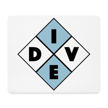 Dive - Mousepad (Querformat) - Weiß - Vorne