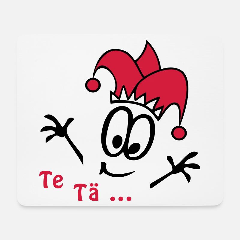 Karneval, Fasching - Mousepad (Querformat) - Weiß