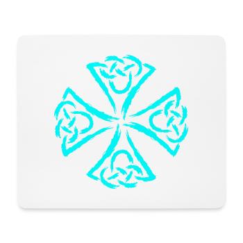 Symboles celtiques force courage - Tapis de souris (format paysage) - blanc - Devant