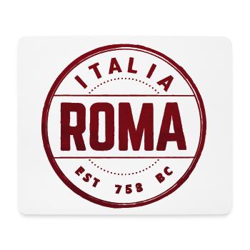 Sceau vintage de ROMA d’Italie - Tapis de souris (format paysage) - blanc - Devant