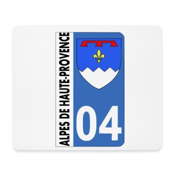 High-Provence Alps - Mouse Pad (horizontal) - white - Front