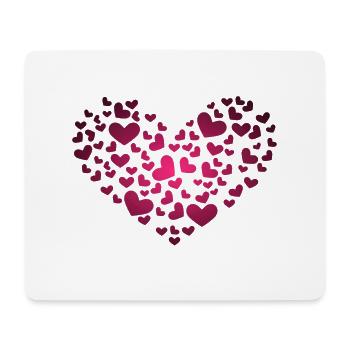 Heart of Hearts - Mouse Pad (horizontal) - white - Front
