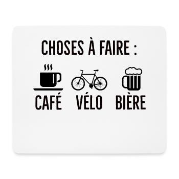 Coffee Bike Beer - Mouse Pad (horizontal) - white - Front