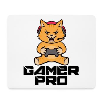 Gamer Zocker Headset Controller Videogames - Mouse Pad (horizontal) - white - Front
