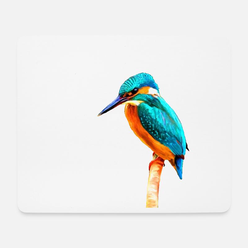 Kingfisher - Mouse Pad (horizontal) - white