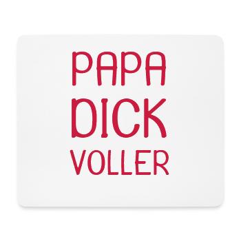 Liebevoller Papa lustiger Spruch - Mousepad (Querformat) - Weiß - Vorne