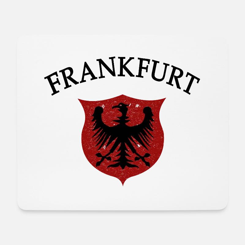 Frankfurter - Mousepad (Querformat) - Weiß