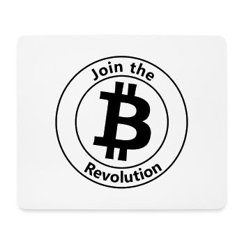 La révolution Bitcoin - Tapis de souris (format paysage) - blanc - Devant