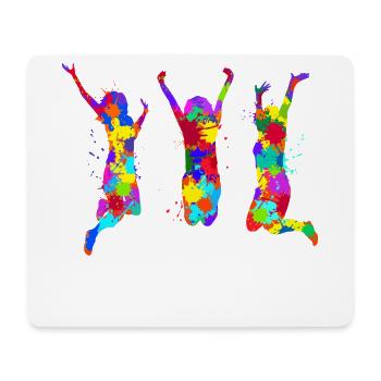 Beste Freunde Für Immer Freundin Buddy - Mousepad (Querformat) - Weiß - Vorne