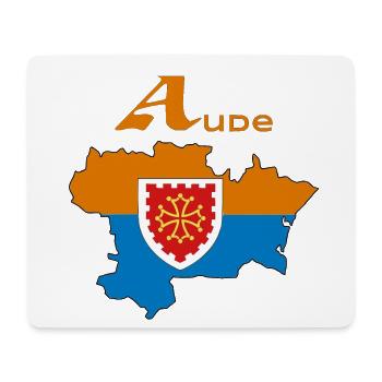 Aude - Mouse Pad (horizontal) - white - Front
