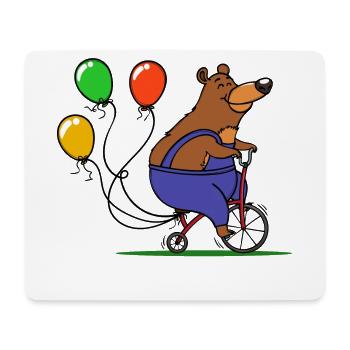 Carnival Carnival Bear Balloon - Mouse Pad (horizontal) - white - Front