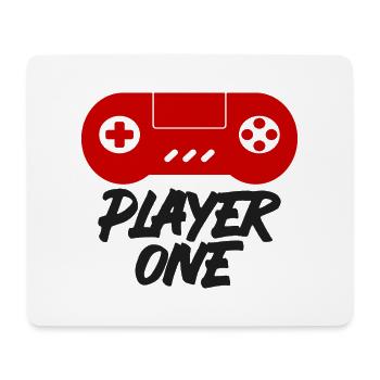Funny Gaming Quote Humor Lettering Typography - Mouse Pad (horizontal) - white - Front