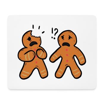 Weihnachten Xmas Lebkuchen - Mousepad (Querformat) - Weiß - Vorne