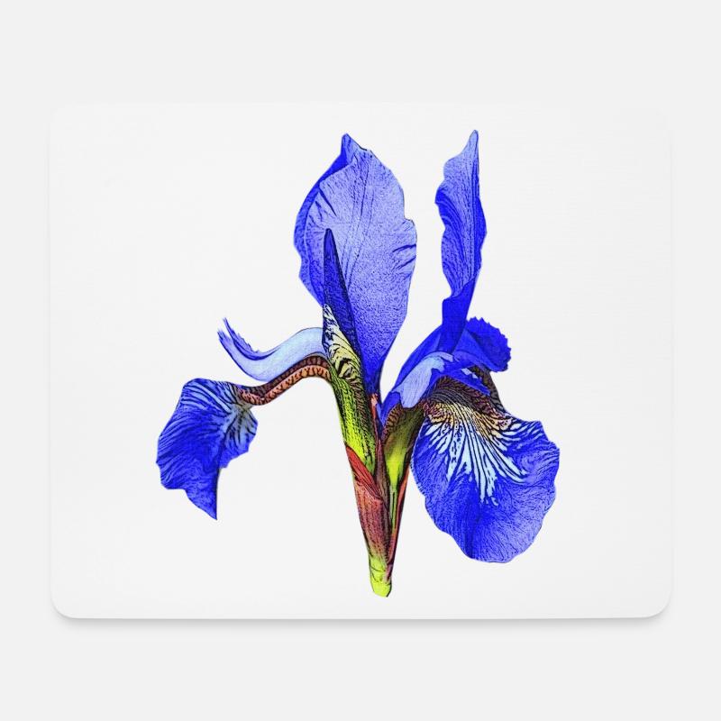 geburtstagsgeschenk mutter, schwertlilie - Mousepad (Querformat) - Weiß