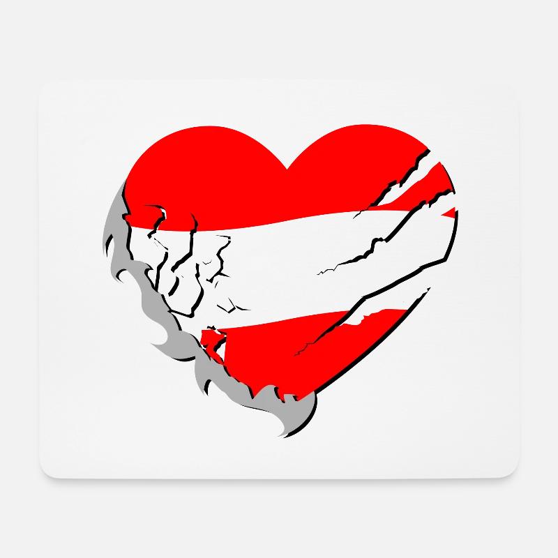 Österreich - Österreich - Mousepad (Querformat) - Weiß
