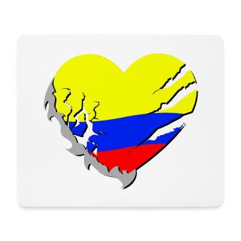 Colombie - Tapis de souris (format paysage) - blanc - Devant