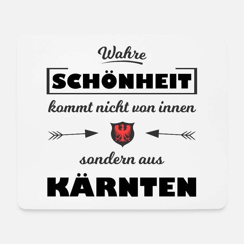 Kärnten Schönheit - Mousepad (Querformat) - Weiß