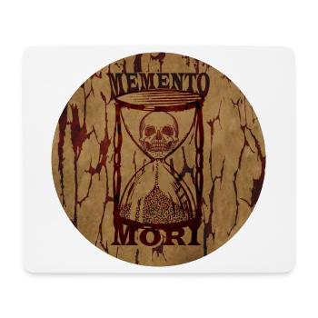 Memento Mori - Tapis de souris (format paysage) - blanc - Devant