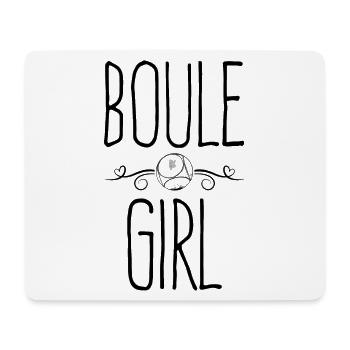 Boule Girl Boule Ball Tenue Boule Player Bouler - Tapis de souris (format paysage) - blanc - Devant
