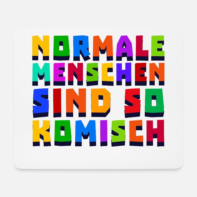 Lustige Sprüche Spruch - Mousepad (Querformat) - Weiß