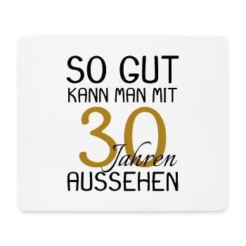 30 Geburtstag - Mousepad (Querformat) - Weiß - Vorne