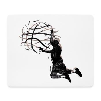 KronenRing-Silhouette - Mousepad (Querformat) - Weiß - Vorne