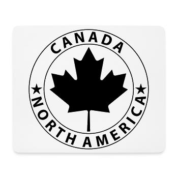 Kanada Flagge Ahornblatt - Mousepad (Querformat) - Weiß - Vorne