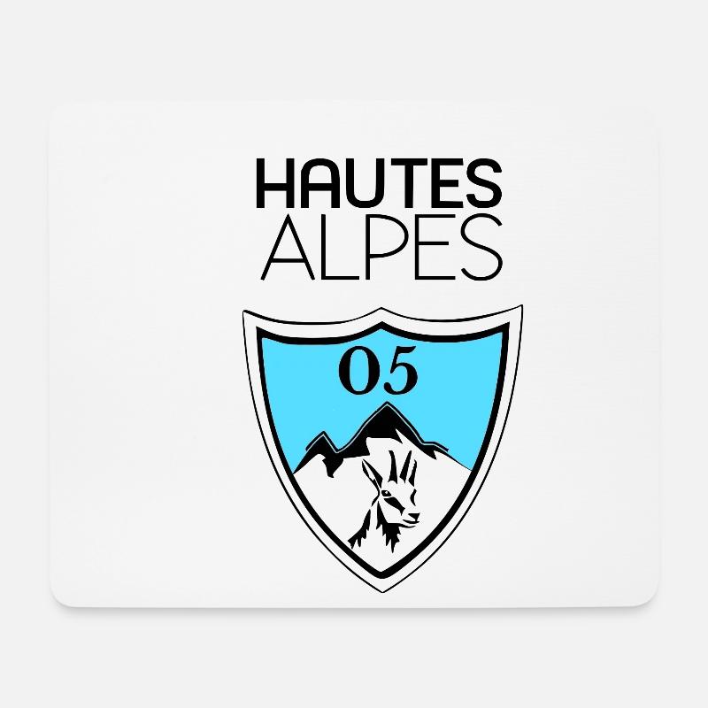 Hochalpen - Mousepad (Querformat) - Weiß
