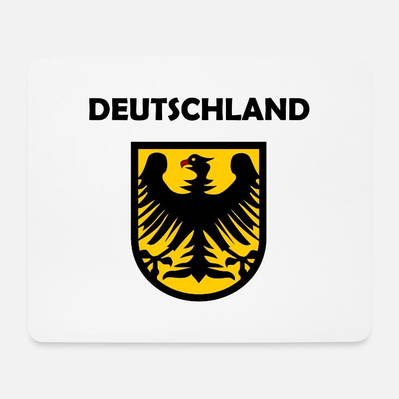 Der Deutschland Adler - Mousepad (Querformat) - Weiß