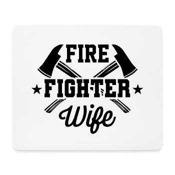 Fire Brigade Wife - Mouse Pad (horizontal) - white - Front