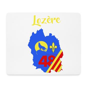 Lozère - Mouse Pad (horizontal) - white - Front