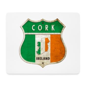 Cork Ireland Coat of Arms Flags Design - Mouse Pad (horizontal) - white - Front
