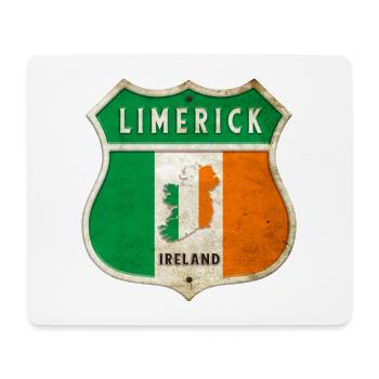 Limerick Ireland Coat of Arms Flags Design - Mouse Pad (horizontal) - white - Front