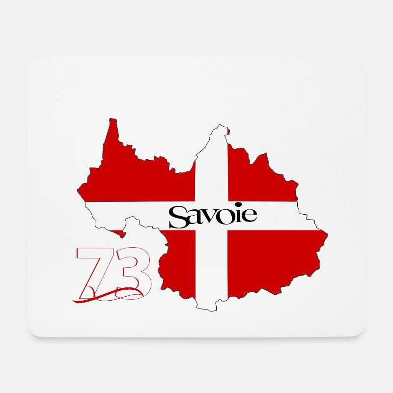 Savoie - Tapis de souris (format paysage) - blanc