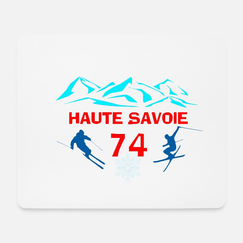Haute-Savoie - Mousepad (Querformat) - Weiß