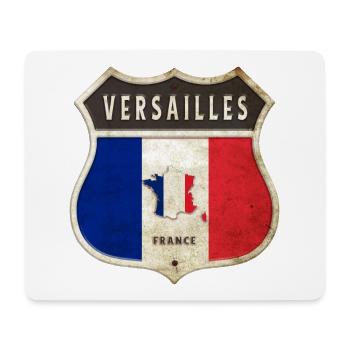 Versailles Frankreich Wappen Flaggen Design - Mousepad (Querformat) - Weiß - Vorne